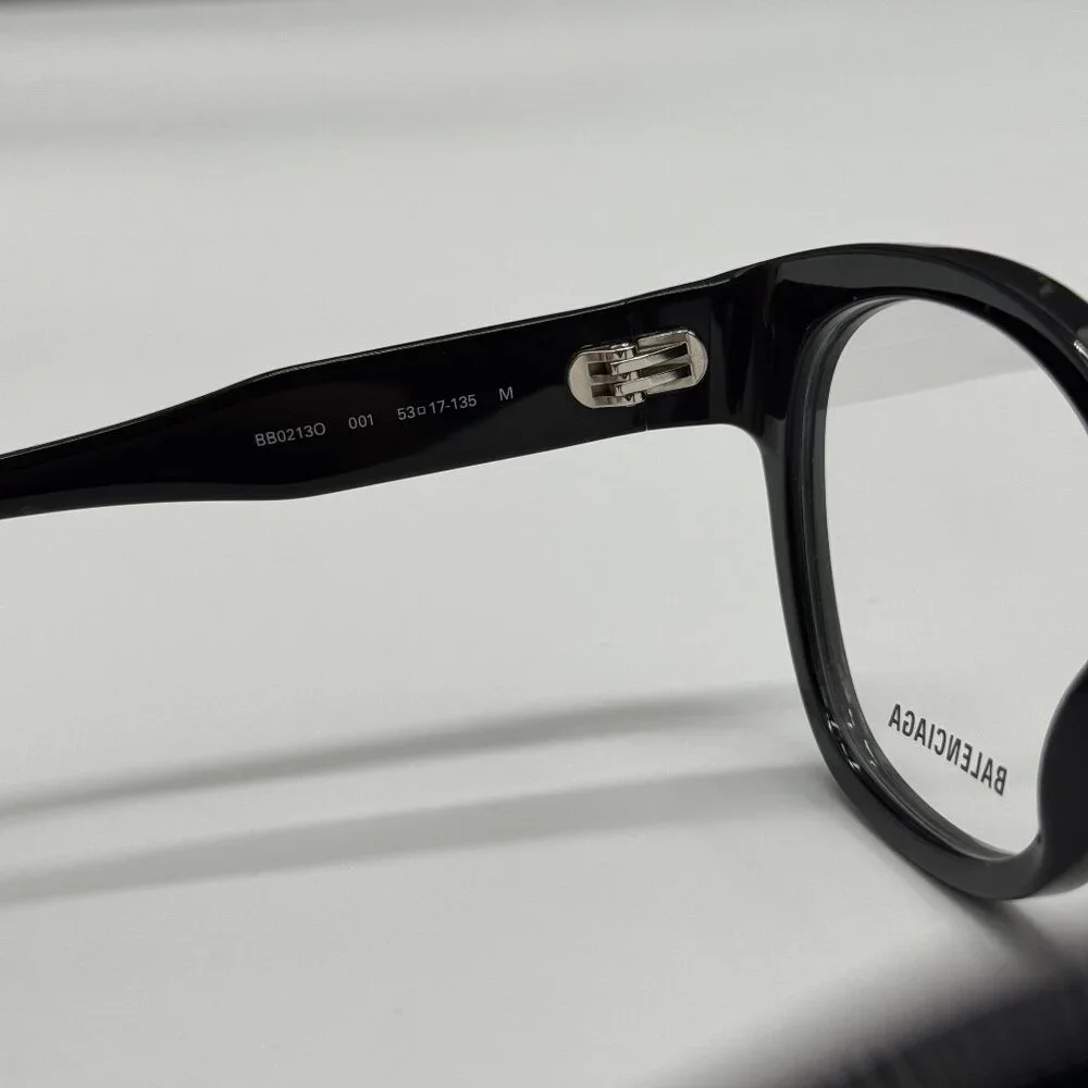 NEW BALENCIAGA BB0213O 001 CAT EYE BLACK WOMEN EYEGLASSES BALENCIAGA